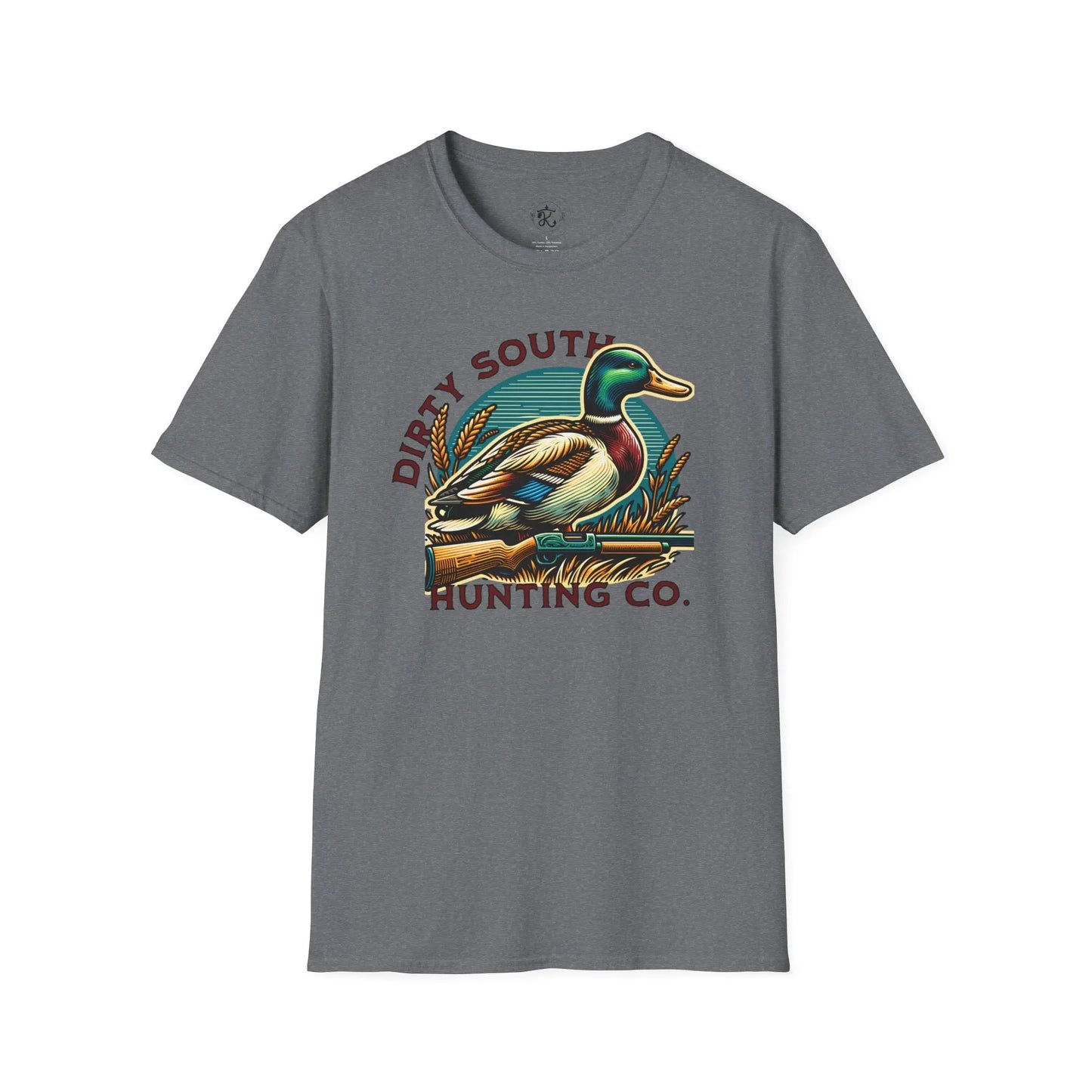 Dirty South Hunting Co. Mallard Unisex Softstyle T-Shirt, Outdoor Apparel Printify