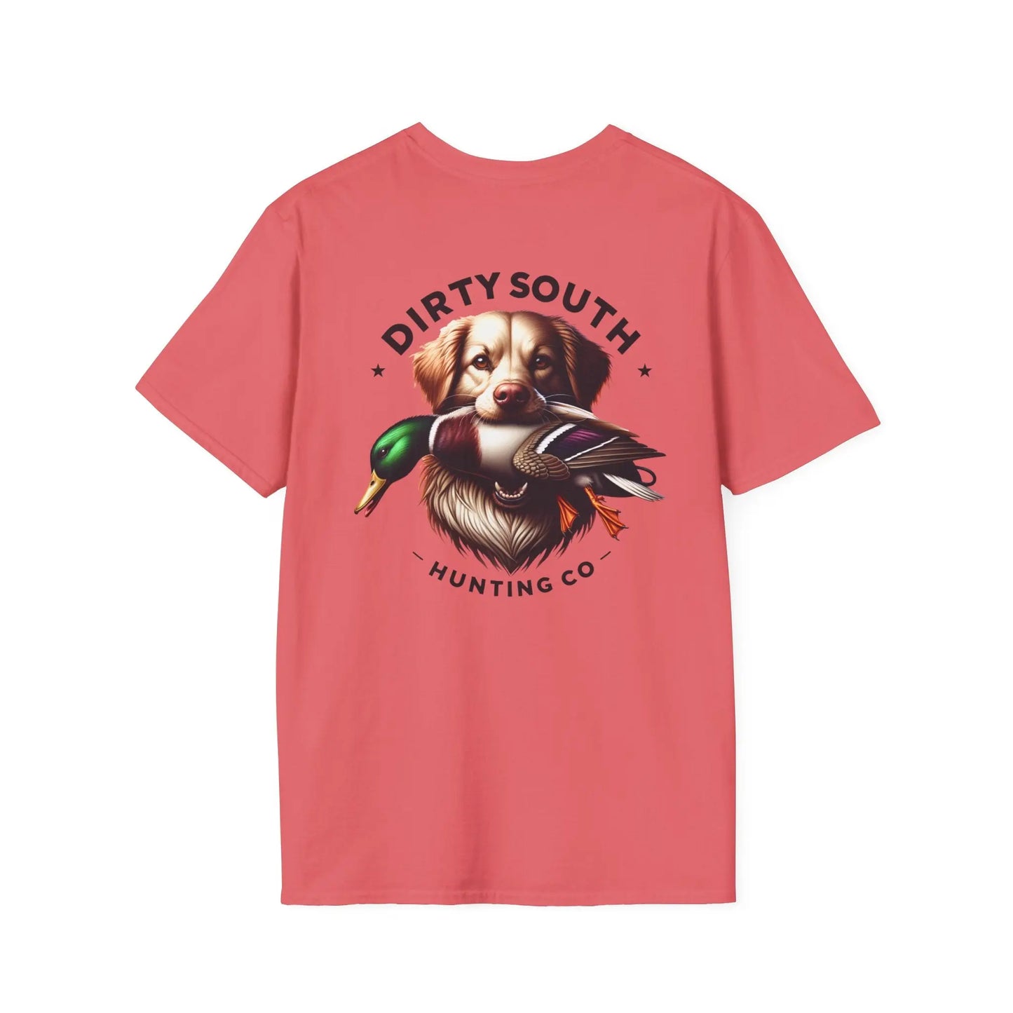 Dirty South Hunting Co. Duck Dog Unisex T-Shirt, Hunting Shirt, Dog Lover Gift, Casual Wear, Outdoor Apparel, Animal Lover Apparel, Stylish Comfort Printify