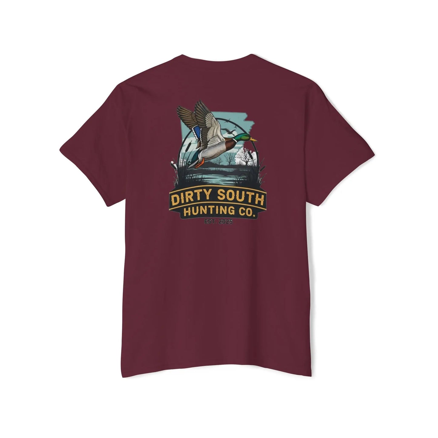 Arkansas Dirty South Hunting Co Unisex Outdoor Pocket Tee