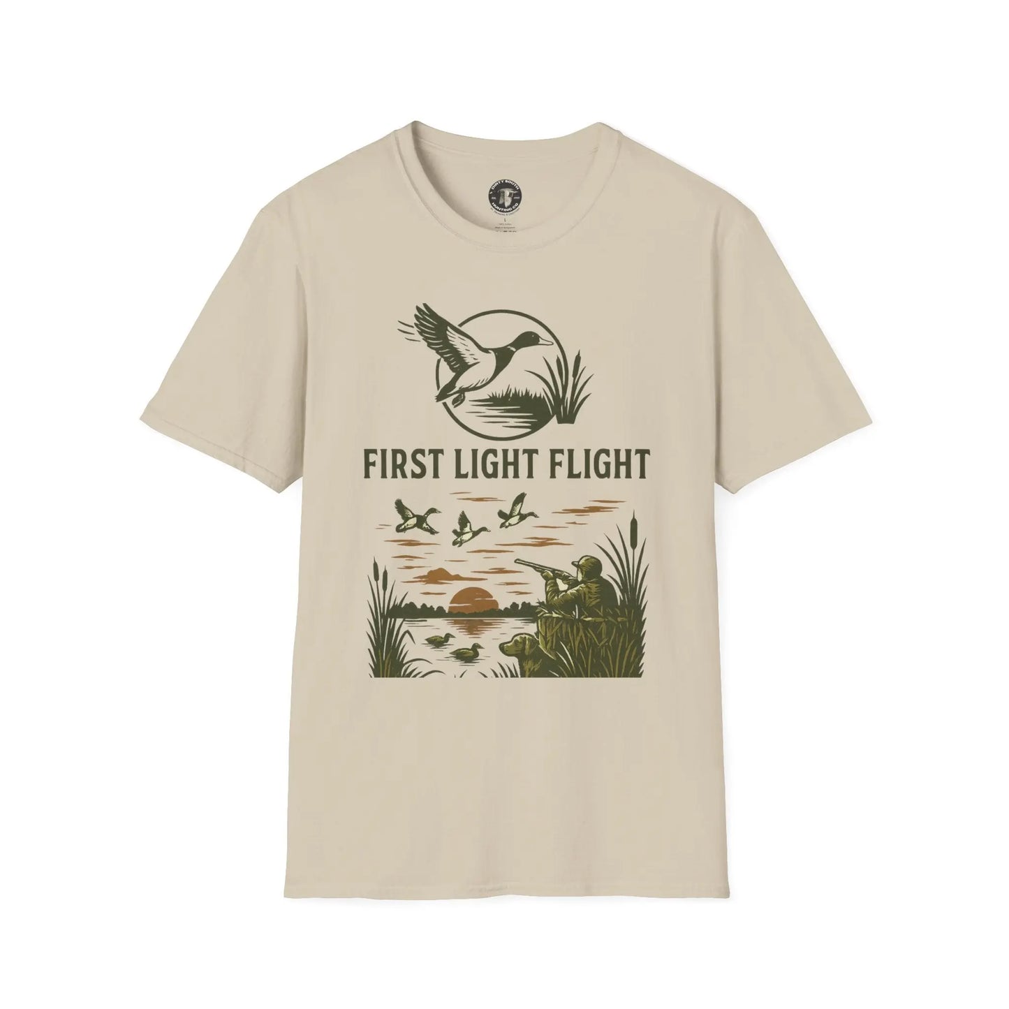 Dirty South Hunting Co | 'First Light Flight' | Perfect for Duck Hunter, Gift for Hunters, Casual Wear, Outdoor Apparel Printify