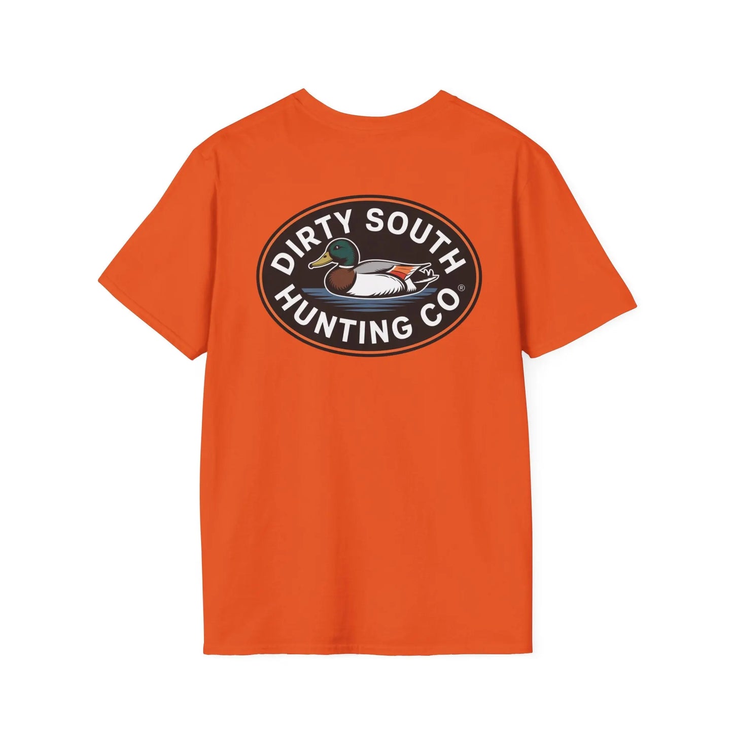 Dirty South Hunting Co.-Round Logo Unisex TShirt, Outdoor Apparel for Outdoor Enthusiasts, Casual Wear, Nature Lovers, Gift for Hunters, Adventure Tee Printify