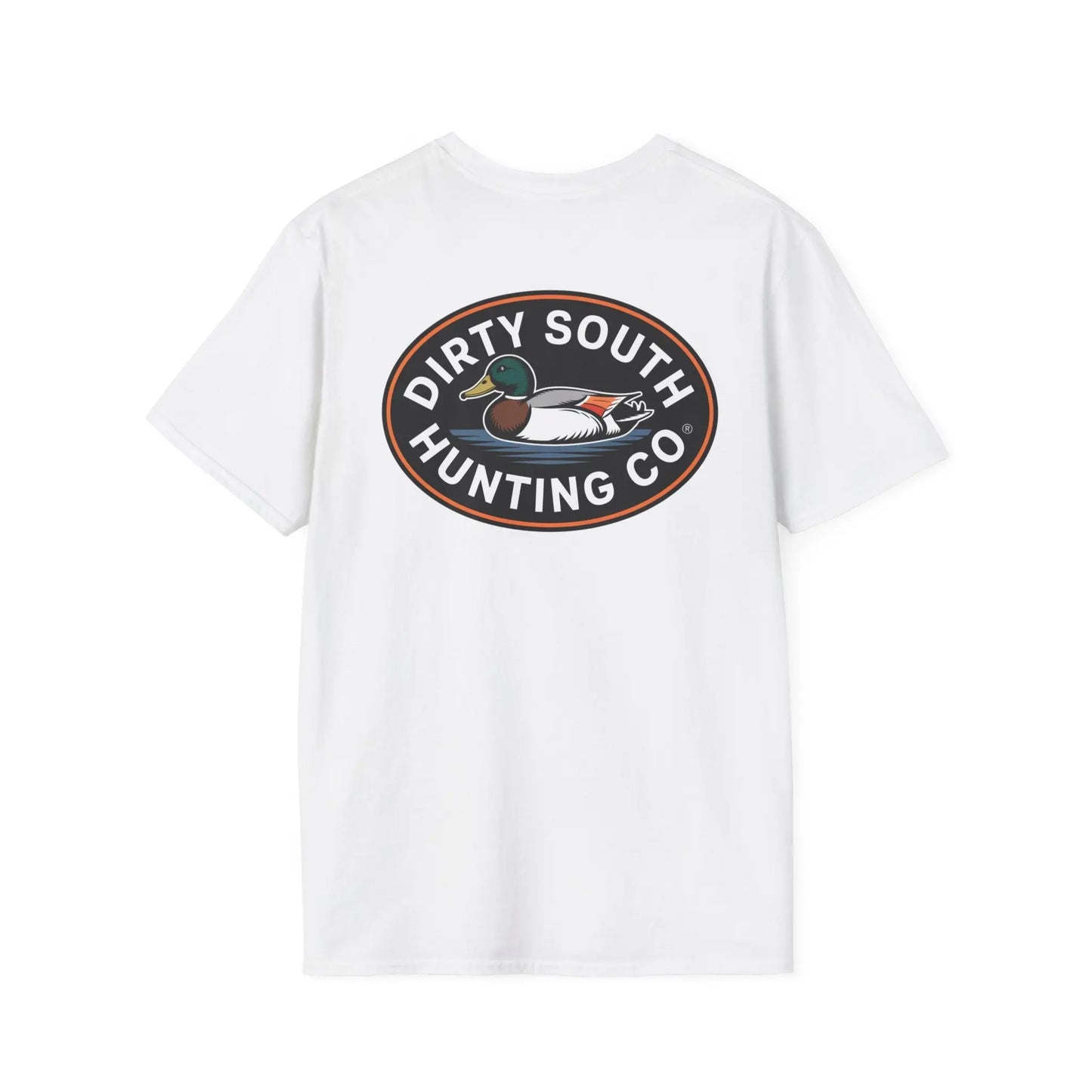 Dirty South Hunting Co.-Round Logo Unisex TShirt, Outdoor Apparel for Outdoor Enthusiasts, Casual Wear, Nature Lovers, Gift for Hunters, Adventure Tee Printify