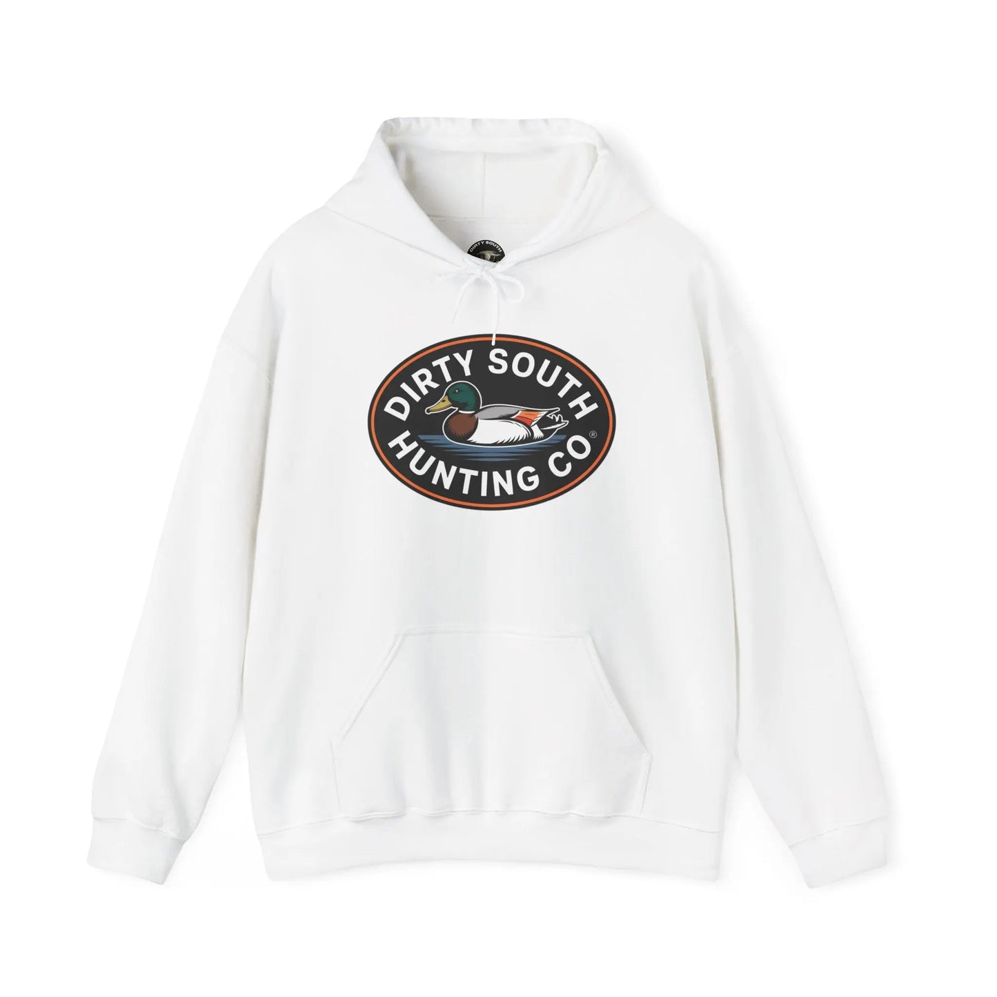 Dirty South Round Logo Unisex Hunting Sweatshirt - Cozy Outdoor Apparel, Perfect for Campers, Gift for Fishermen, Great for Fall Activities Printify