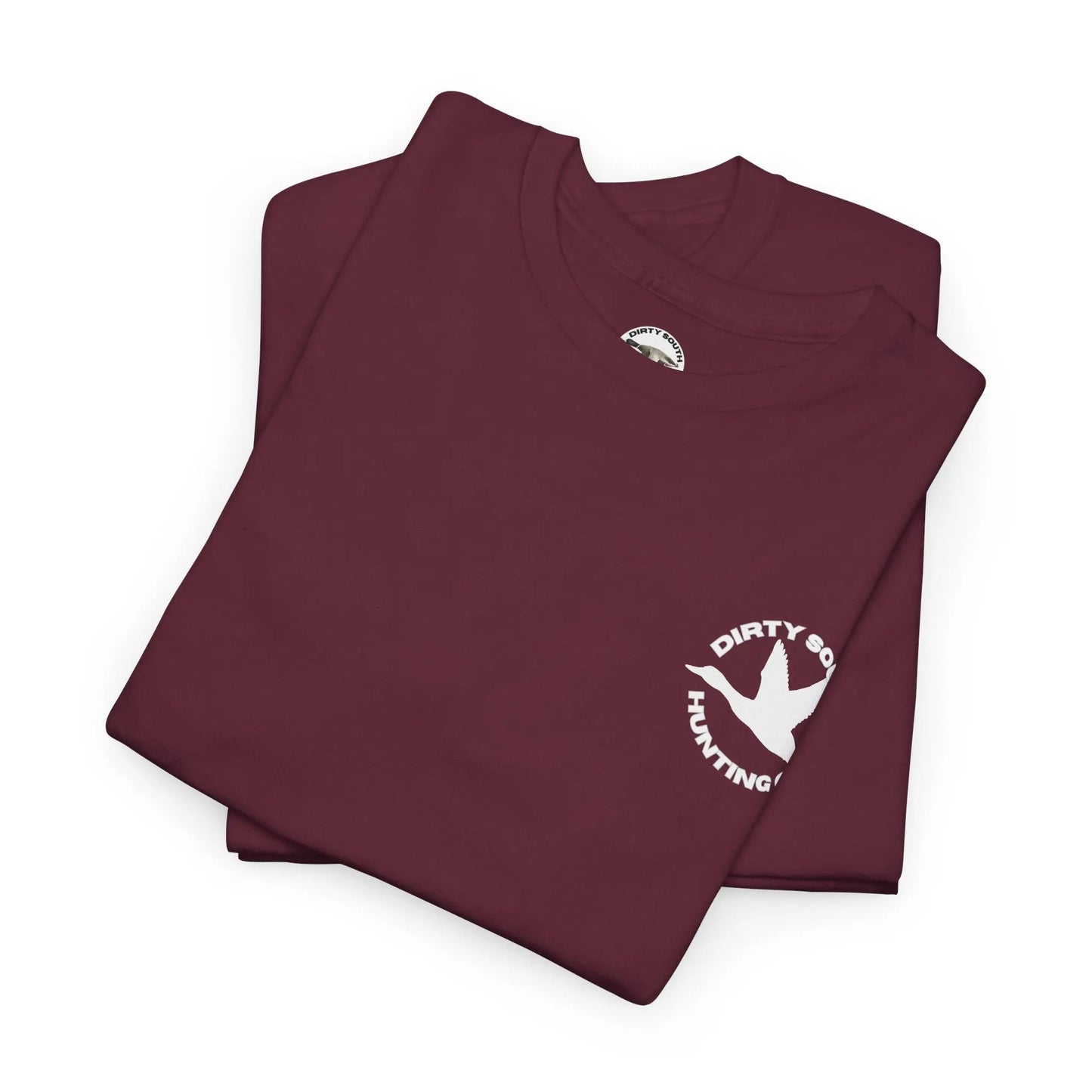 Black And White Logo Dirty South Hunting Co Unisex Tee