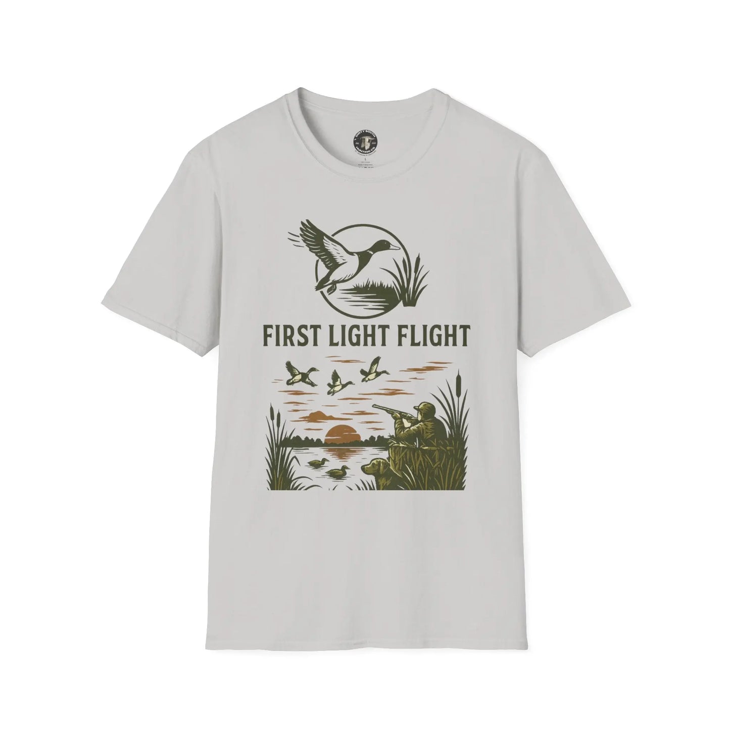 Dirty South Hunting Co | 'First Light Flight' | Perfect for Duck Hunter, Gift for Hunters, Casual Wear, Outdoor Apparel Printify