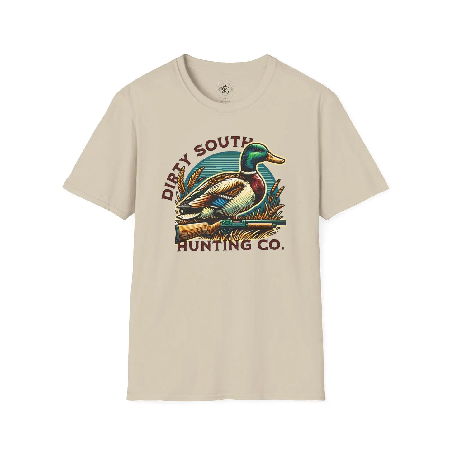 Dirty South Hunting Co. Mallard Unisex Softstyle T-Shirt, Outdoor Apparel Printify