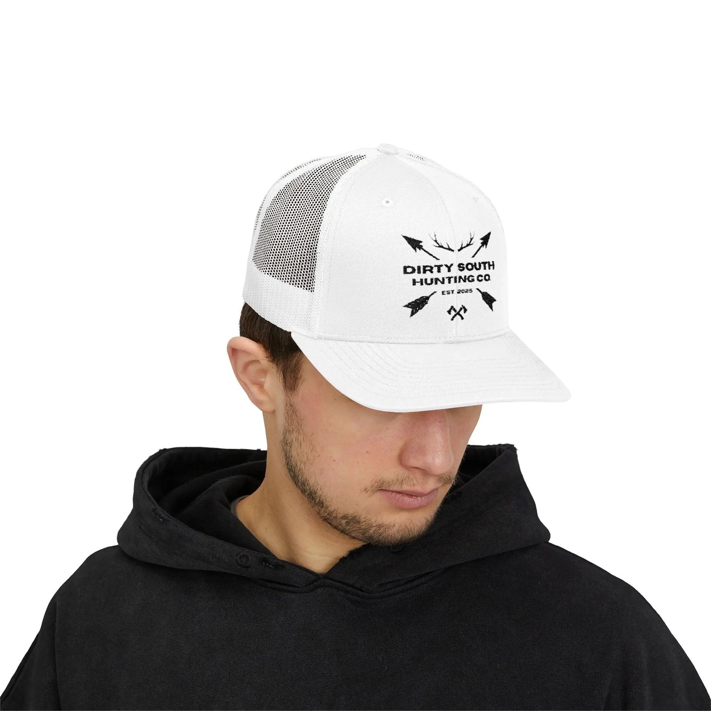 Dirty South Hunting Co Snapback Trucker Cap - Perfect for Outdoor Enthusiasts, Gifts for Hunters, Casual Wear, Adjustable Fit, Sports Cap Printify