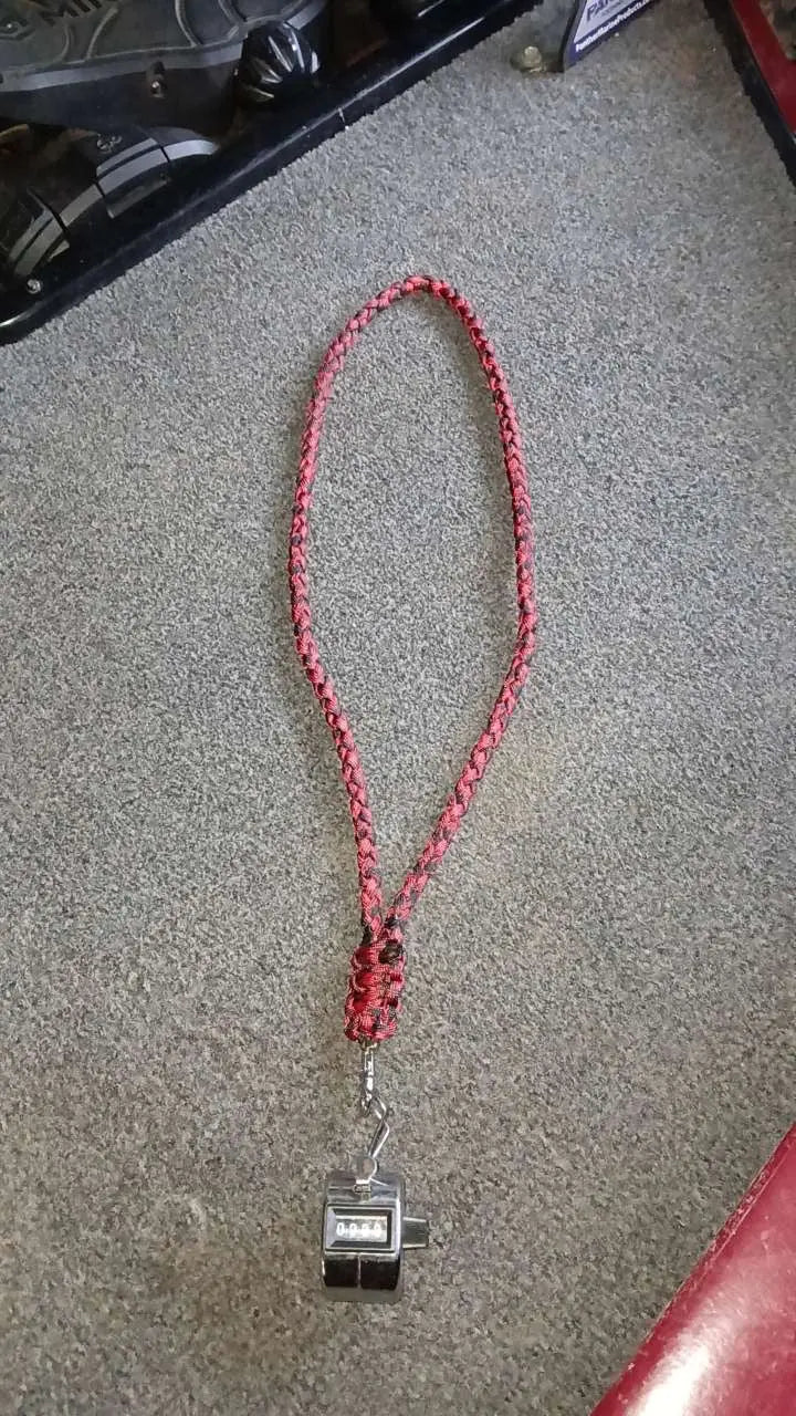 Custom Paracord Dog Whistle & Fish Counter Lanyard β Durable, Handmade, & Multi-Use Swinging K Creations