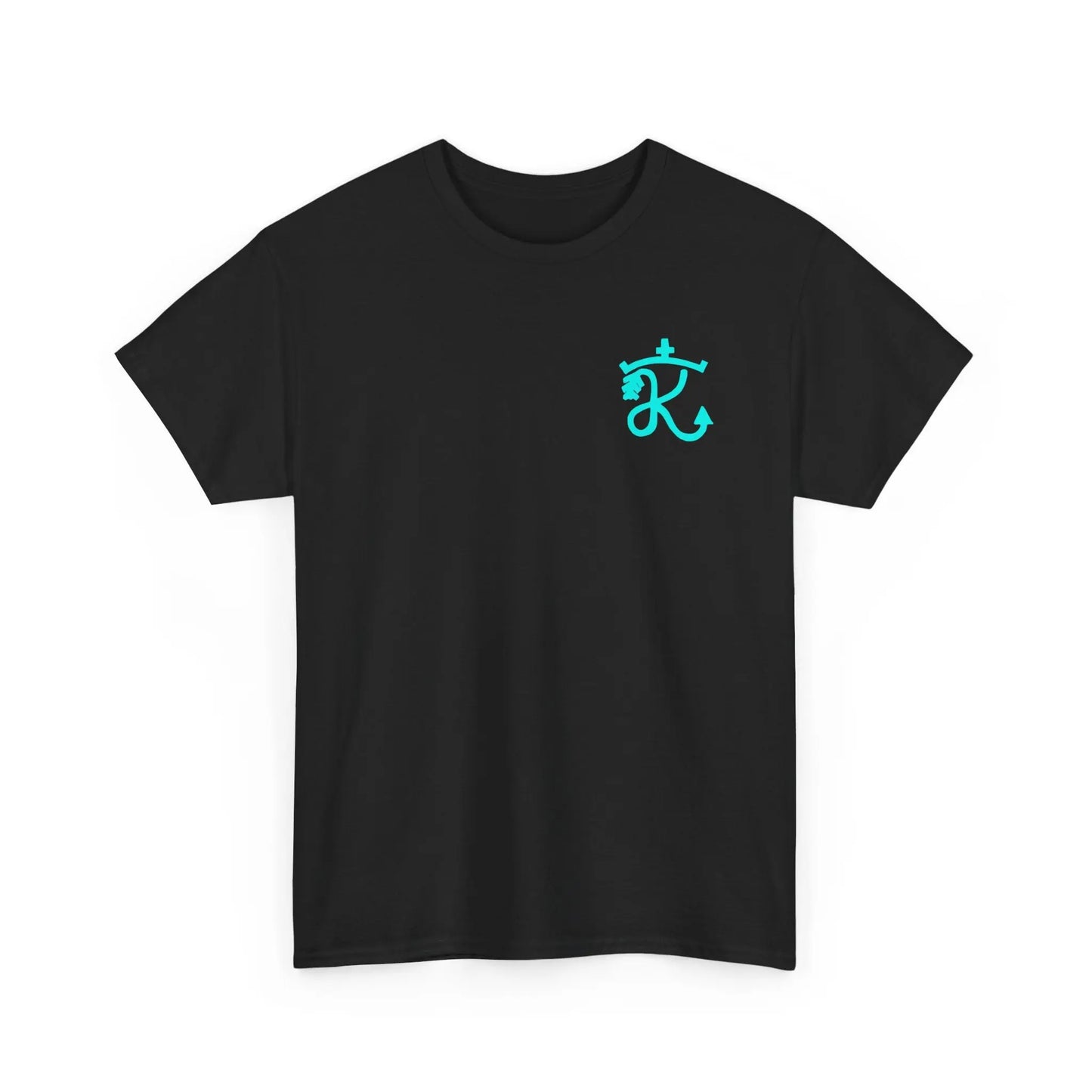 Swinging K Creations Turquoise Logo- Unisex T-Shirt Printify