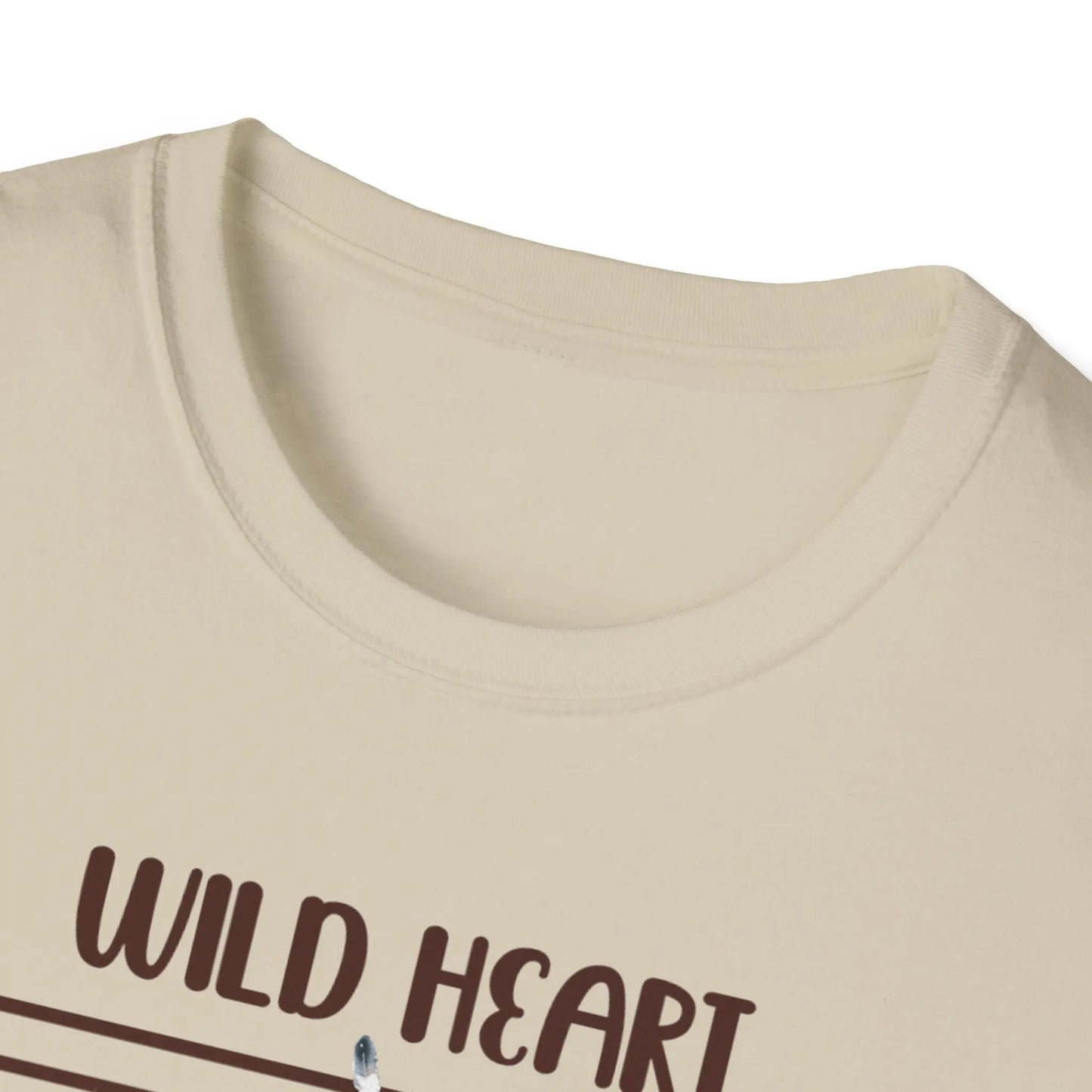 Wild Heart Free Spirit T-Shirt, Bohemian Tee, Horse Lover Gift, Adventure Shirt, Festival Apparel, Unisex Graphic T-Shirt Printify