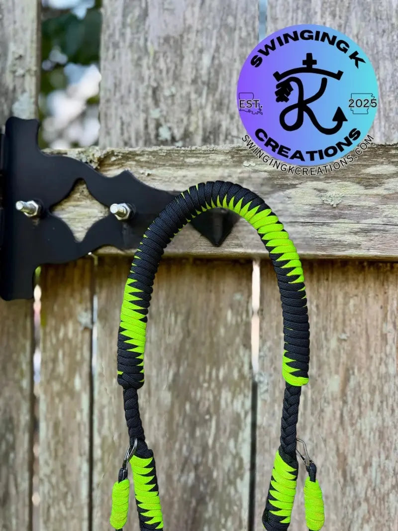 Black & Green Paracord Duck Call Lanyard – 4 Drop Removable Loops | Waterfowl Hunting Gear (Copy) Swinging K Creations