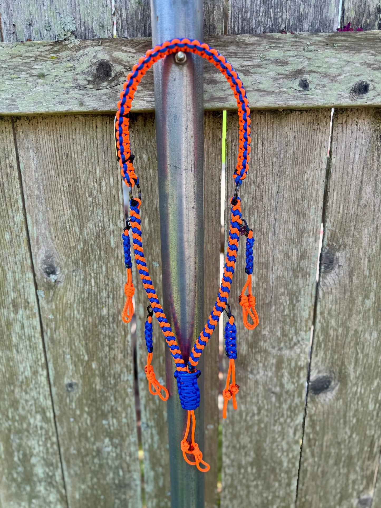 Custom Paracord Duck Call Lanyard β 5 Drop Leads, 10 Call Capacity, 550 Cord for Duck & Goose Hunting Swinging K Creations