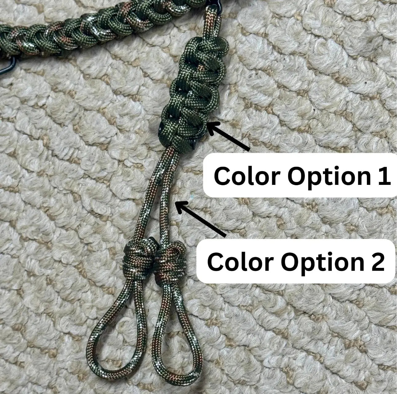 Custom Paracord Duck Call Lanyard β 5 Drop Leads, 10 Call Capacity, 550 Cord for Duck & Goose Hunting Swinging K Creations