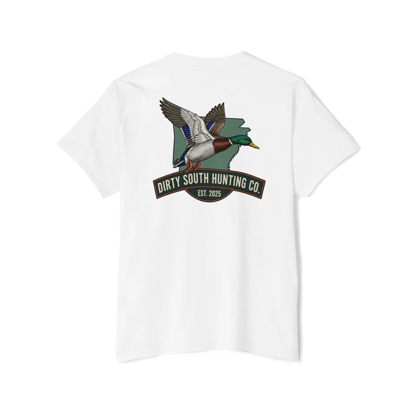 Dirty South Hunting Co. (Arkansas)-Casual Tee for Outdoor Enthusiasts, Hunting Gear, Gift for [...] Printify