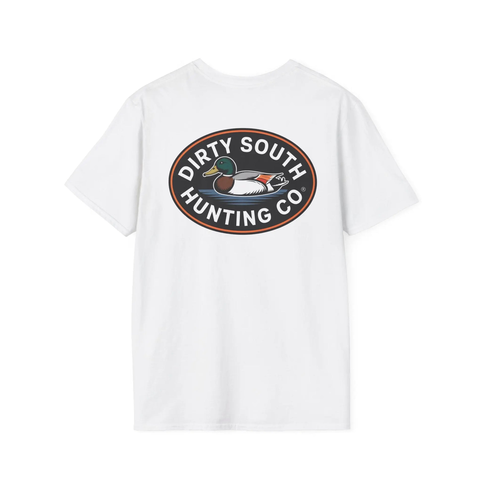 Dirty South Hunting Co.-Round Logo Unisex TShirt, Outdoor Apparel for Outdoor Enthusiasts, Casual Wear, Nature Lovers, Gift for Hunters, Adventure Tee Printify