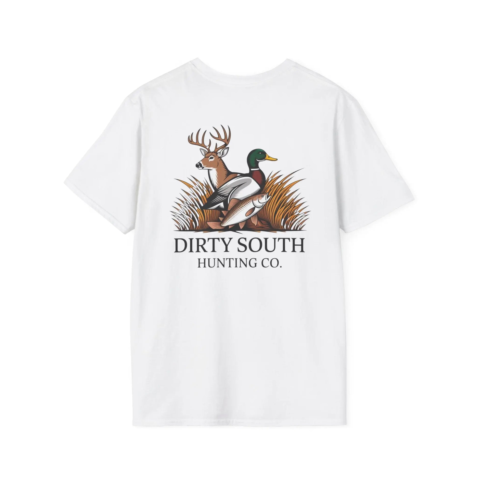 Dirty South Hunting Co. Unisex Hunting-Themed T-Shirt, Outdoor Apparel, Gift for Hunters, Casual Wear, Wildlife Tee, Nature Lover Shirt Printify