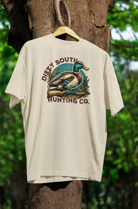 Dirty South Hunting Co. Mallard Unisex Softstyle T-Shirt, Outdoor Apparel Printify