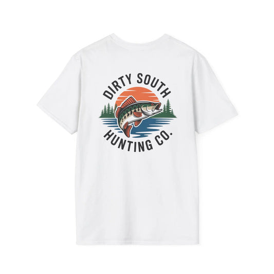 Dirty South Fishing T Shirt Unisex Outdoor Vintage Tee Gift