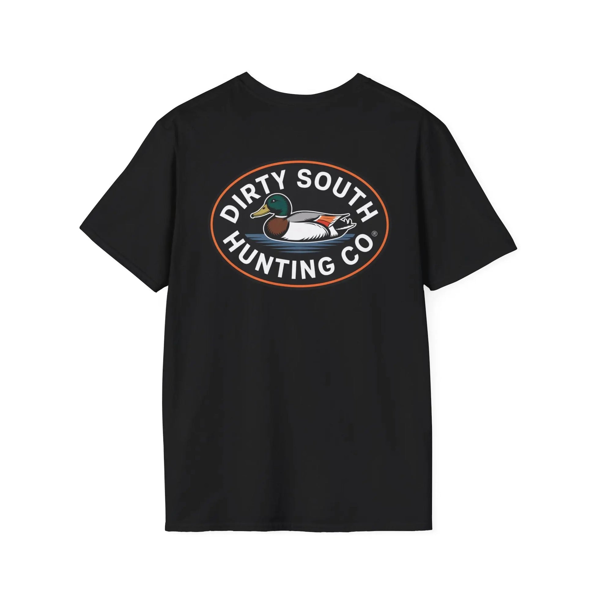 Dirty South Hunting Co.-Round Logo Unisex TShirt, Outdoor Apparel for Outdoor Enthusiasts, Casual Wear, Nature Lovers, Gift for Hunters, Adventure Tee Printify
