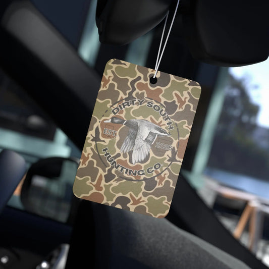 Camouflage Car Air Freshener, Hunting Gift, Car Odor Eliminator, Outdoor Decor, Unique Accessory Printify