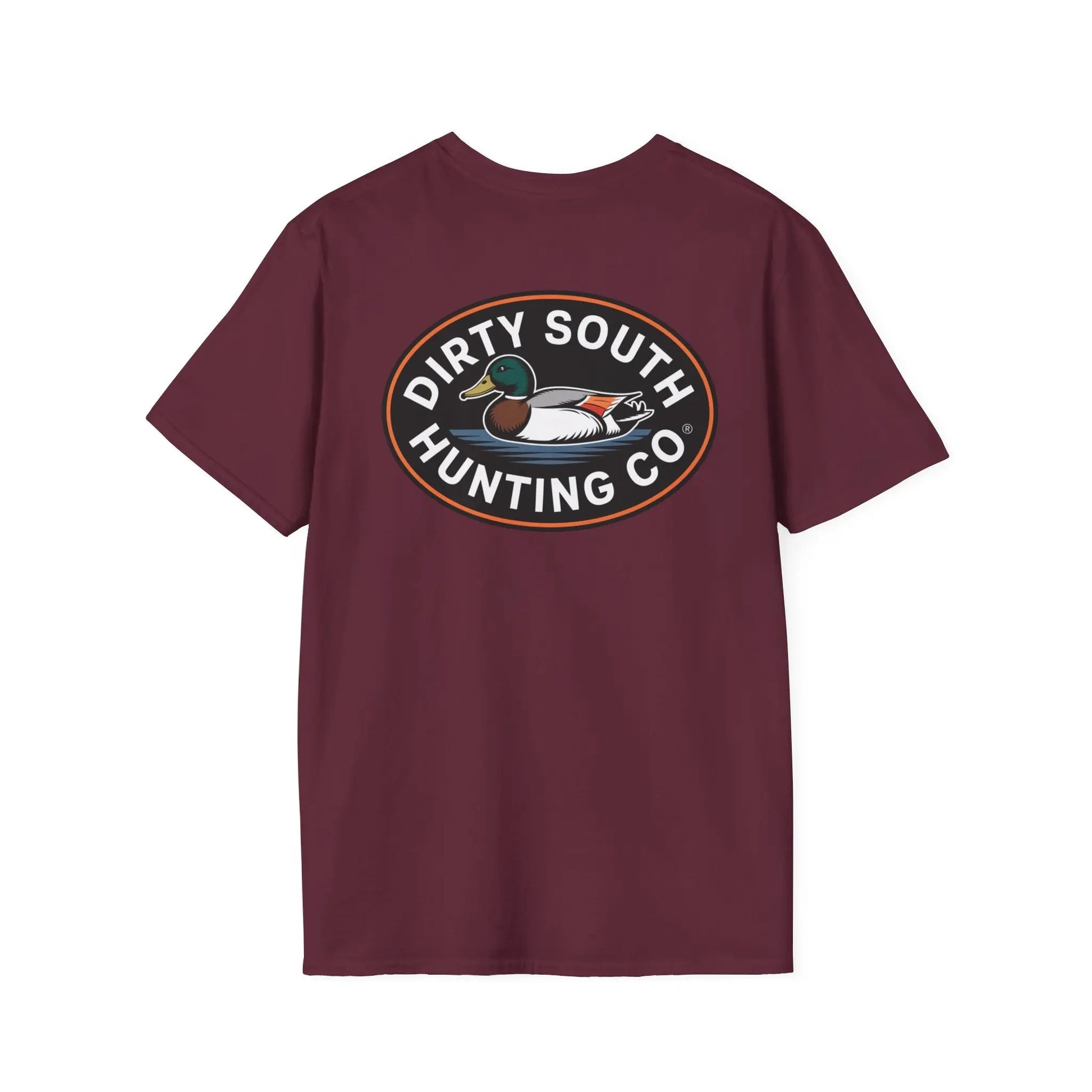 Dirty South Hunting Co.-Round Logo Unisex TShirt, Outdoor Apparel for Outdoor Enthusiasts, Casual Wear, Nature Lovers, Gift for Hunters, Adventure Tee Printify