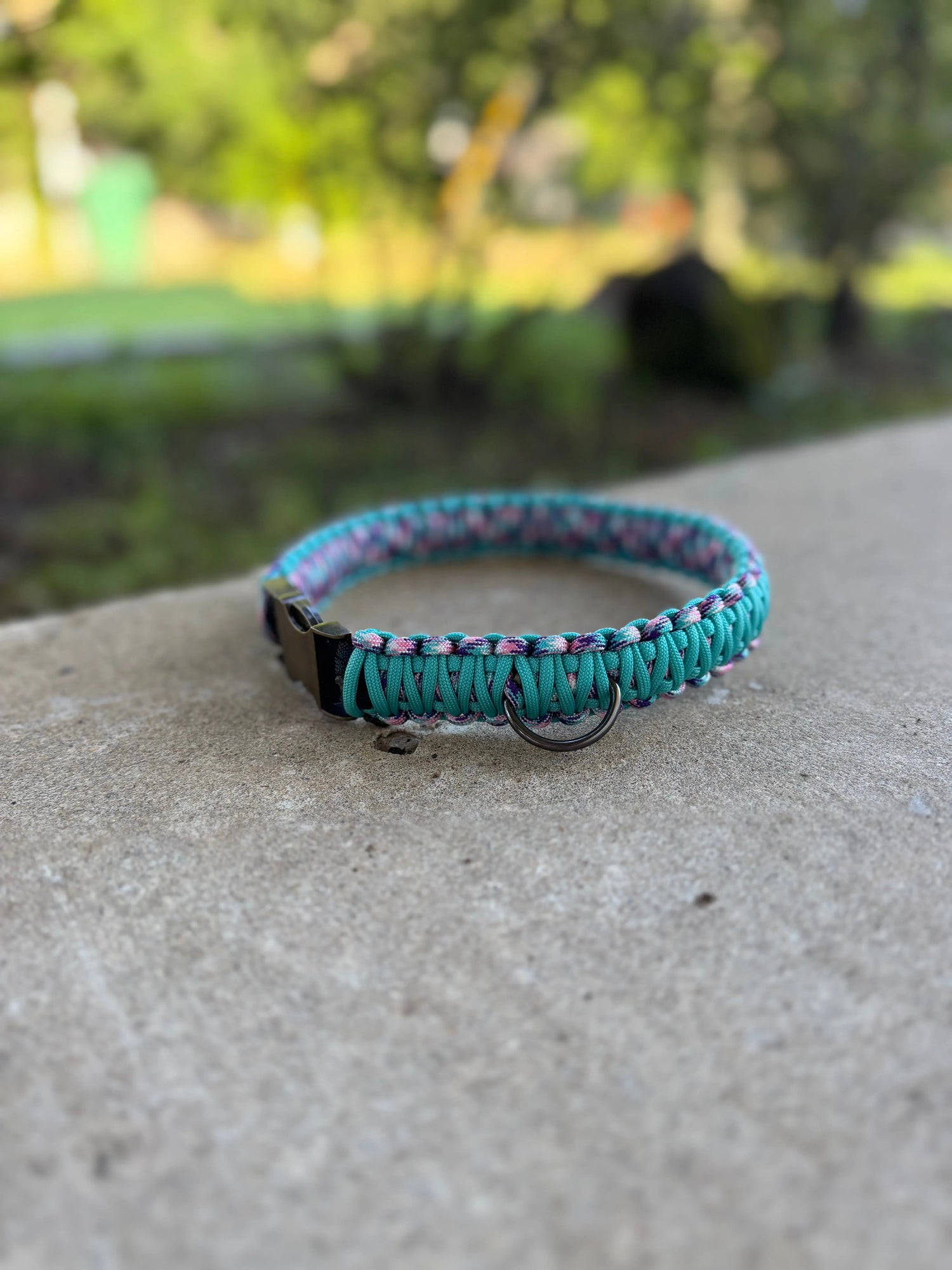 Custom Dog Collar – Personalized Handmade Collar in Your Choice of Colors & Size – Durable, Adjustable, Unique Pet Collar, Paracord Swinging K Creations